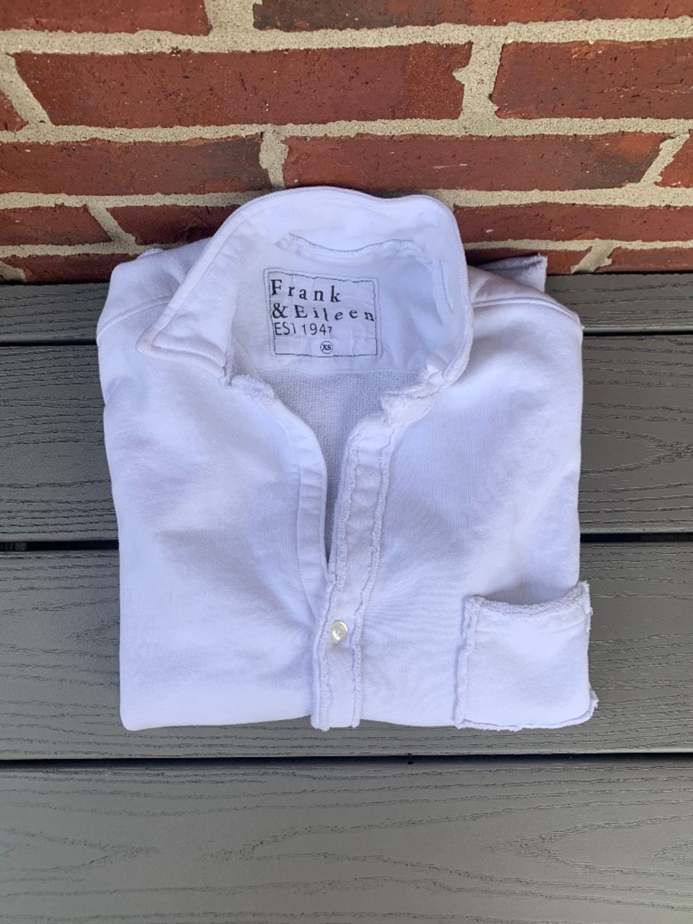 Frank & Eileen Eileen Relaxed Terry Button-Up Shirt